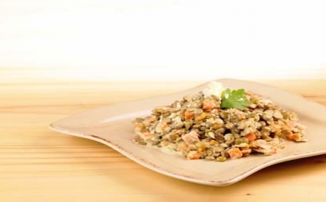 Risotto de lentejas